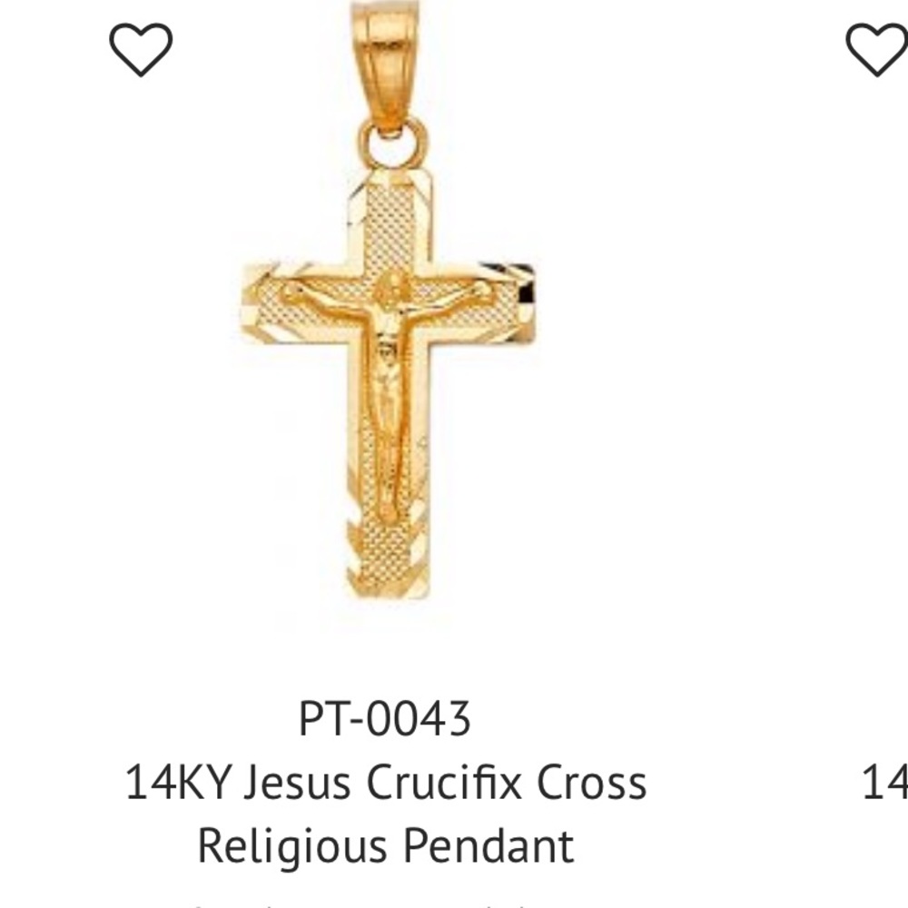 14 k gold cross